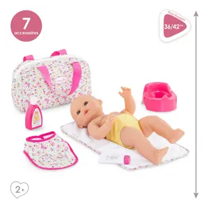 Floral baby changing set Corolle image-1