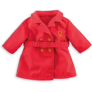 Red trench coat for doll ma Corolle image-0
