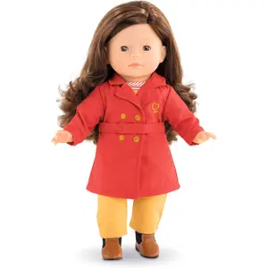 Red trench coat for doll ma Corolle image-1