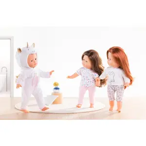 Unicorn doll pyjama suit Corolle image-3