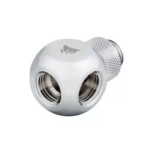 Connection for liquid cooling system Corsair Splitter Y rotatif - Chrome Hydro X Series XF image-1