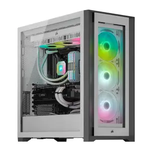 Boîtier PC sans alimentation Corsair iCUE 5000X RGB Tempered - MT/Sans Alim/ATX
