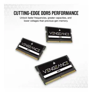 Mémoire RAM PC portable Corsair VENGEANCE SODIMM 64Go DDR5 4800Mhz C40 (2X32Go) image-2