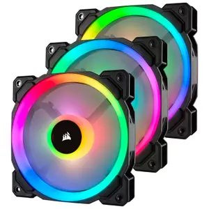 Ventilateur Boîtier PC Corsair LL120 Pro LED RGB 120mm Pack de 3 image-3