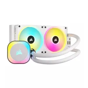 Kit de watercooling pour processeur Corsair Icue Link H100i RGB Liquid CPU Cooler with QX120 RGB fans image-3