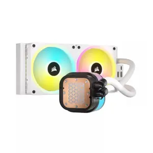 Kit de watercooling pour processeur Corsair Icue Link H100i RGB Liquid CPU Cooler with QX120 RGB fans image-2