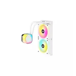 Kit de watercooling pour processeur Corsair Icue Link H100i RGB Liquid CPU Cooler with QX120 RGB fans image-1