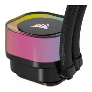 Kit de watercooling pour processeur Corsair Icue Link H100i RGB Liquid CPU Cooler with QX120 RGB fans image-2