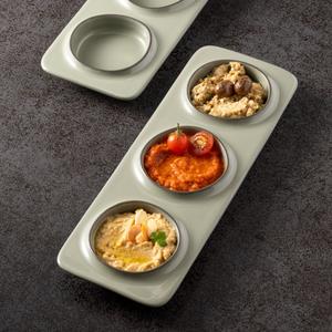 Prostokątny talerz z 3 sekcjami Costa Nova (x6) image-1