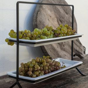 Prostokątny talerz z metalowym stojakiem Costa Nova image-2