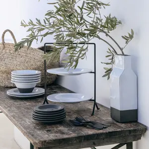 Runder Metallstützständer 2 Etagen Costa Nova Plano image-2