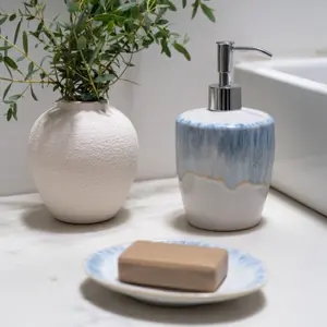 Dispensador de jabón y loción Costa Nova Brisa Bath image-1