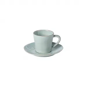 Taza de té y platillo Costa Nova (x6)