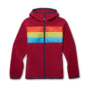 Casaco com capuz com fecho de correr para mulher Cotopaxi Teca image-0