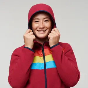 Casaco com capuz com fecho de correr para mulher Cotopaxi Teca image-5