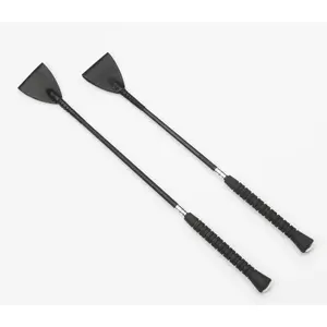 Leather Riding Crop County Whips leather wraped soft grip bat