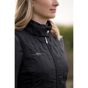 Women's Covalliero Patterned Quilt Riding Vest image-3