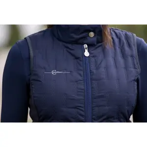 Women's Covalliero Patterned Quilt Riding Vest image-3