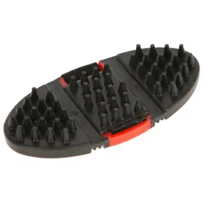 ovaler Striegel mit Noppen Covalliero Flex3 image-1
