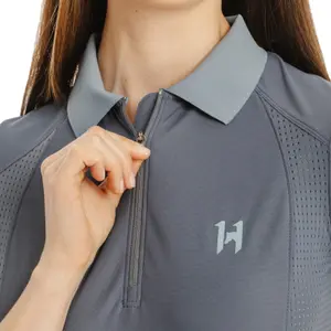 Women's zip-up competition polo Horseware Tech image-5