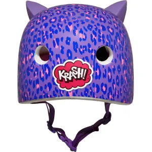 Casque vélo enfant Cpreme Leopard Kitty Purple image-0