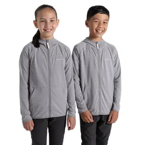 Full zip hoodie for kids Craghoppers Nosilife Frey image-3