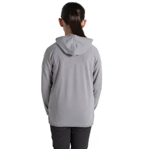 Full zip hoodie for kids Craghoppers Nosilife Frey image-5