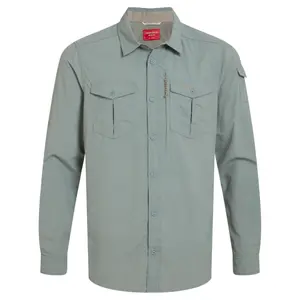 cms709-t52-hemd-mit-langen-armeln-craghoppers-nosilife-adventure-iii-flechten-grun