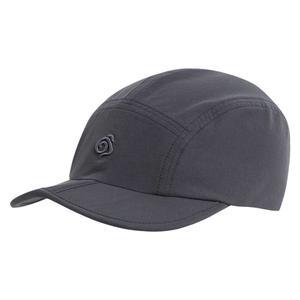 cuc399-7j8-faltbare-5-panel-cap-craghoppers-nosilife-cap-ii-schwarzer-pfeffer-tu
