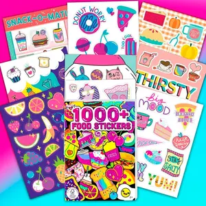 Books 1.000 assorted stickers 4 designs Crayola image-3