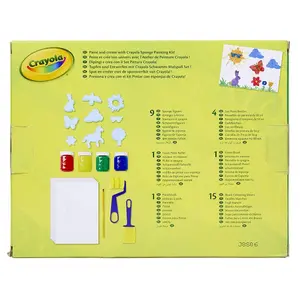 Tempera and sponge set Crayola image-2