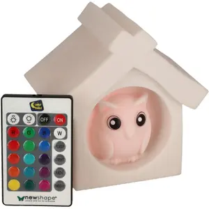 Lampka nocna LED dla dzieci Crazy Safety Owl