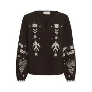 Bluse til kvinder Cream Patulie image-0