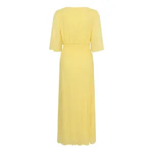 Women's short-sleeved dress Cream Aluna image-3