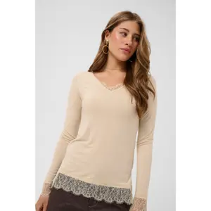 Women's long sleeve T-shirt Cream CRAlvaia image-2