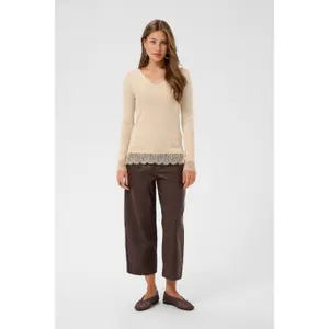 Women's long sleeve T-shirt Cream CRAlvaia image-4