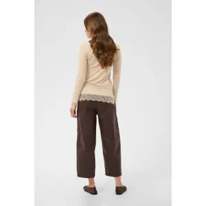 Women's long sleeve T-shirt Cream CRAlvaia image-5