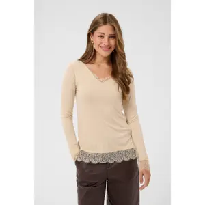 Women's long sleeve T-shirt Cream CRAlvaia image-6