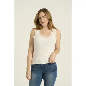 Tampo do tanque feminino Cream Vanessa image-1
