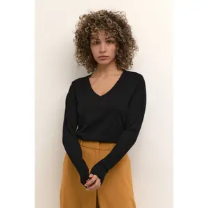 T-shirt da donna a maniche lunghe Cream Naia image-0