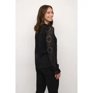 Blusa de renda para mulher Cream Tiley image-5