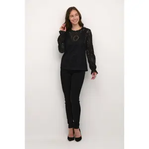 Blusa de renda para mulher Cream Tiley image-1