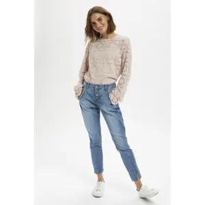Blusa de renda para mulher Cream Tiley image-1