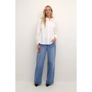 Damenbluse Cream Malinka image-1