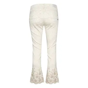 Women's 7/8 jeans Cream Rosa image-1