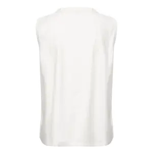Camicia da donna senza maniche Cream Liselin image-3