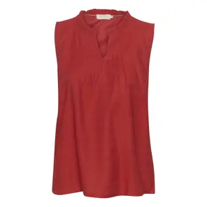 Camicia da donna senza maniche Cream Liselin image-0