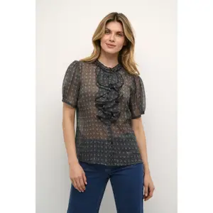 Vrouwenblouse Cream Kinia image-1