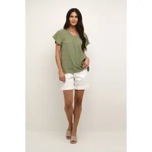 Vrouwenblouse Cream kenda image-1