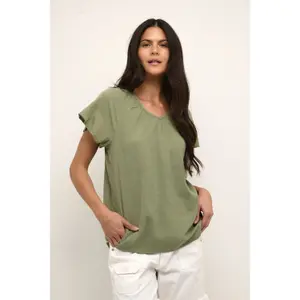 Vrouwenblouse Cream kenda image-0